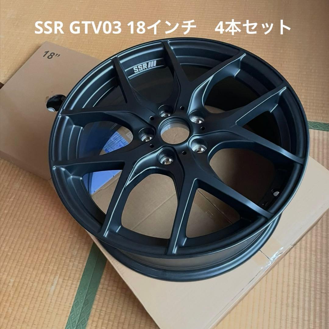 SSR GTV03 (FBK) ホイール18インチ 4本セット
