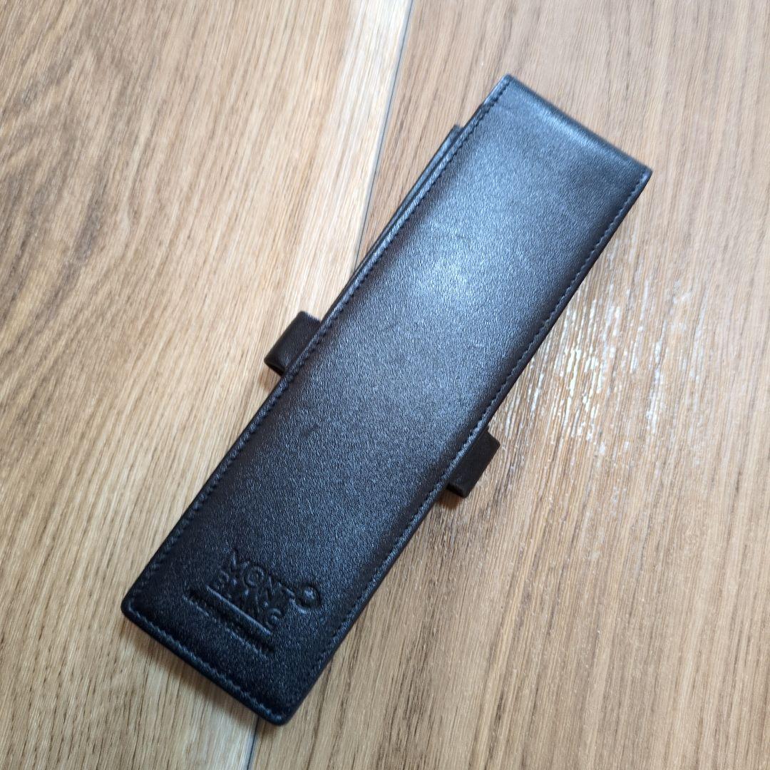 Montblanc ブラック本革 ペンケース　ペンホルダー