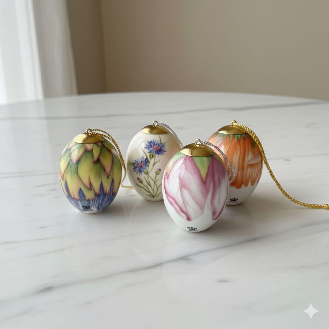 4個set★ロイヤルコペンハーゲン イースターエッグ ペタル 2024 まとめて