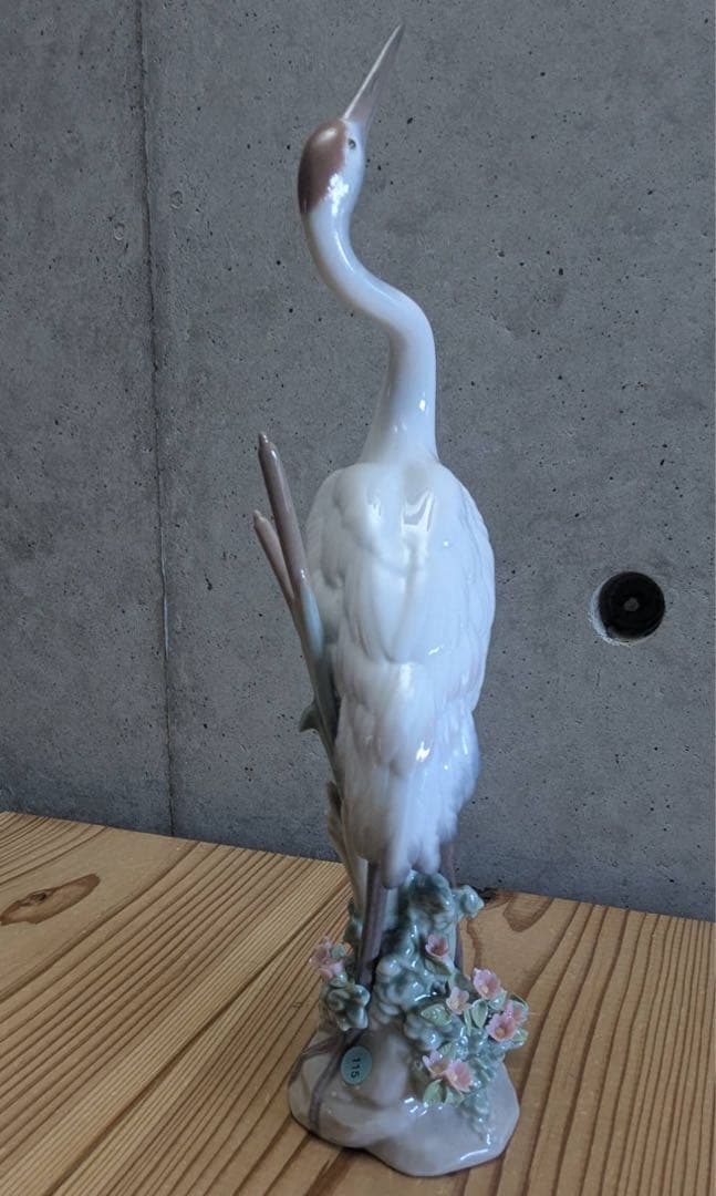 Lladro 白鷺の陶器彫刻 01614