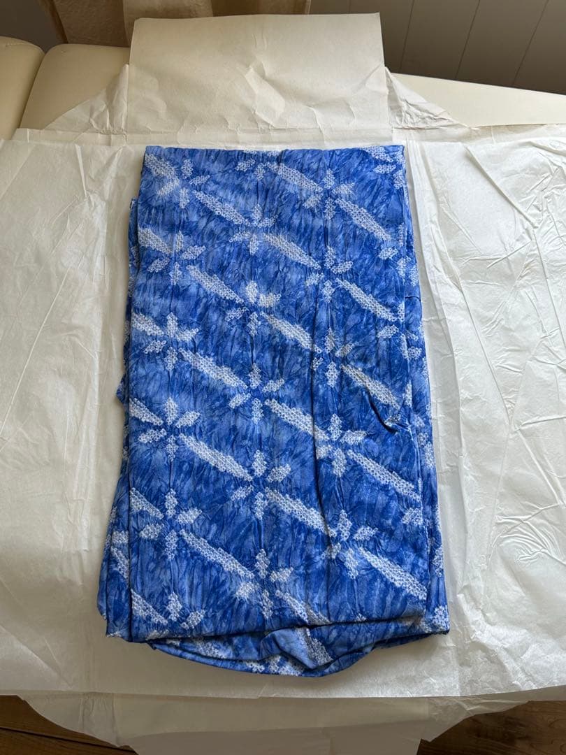 ギースー　有松絞り　ゆかた　浴衣・帯セット　美品