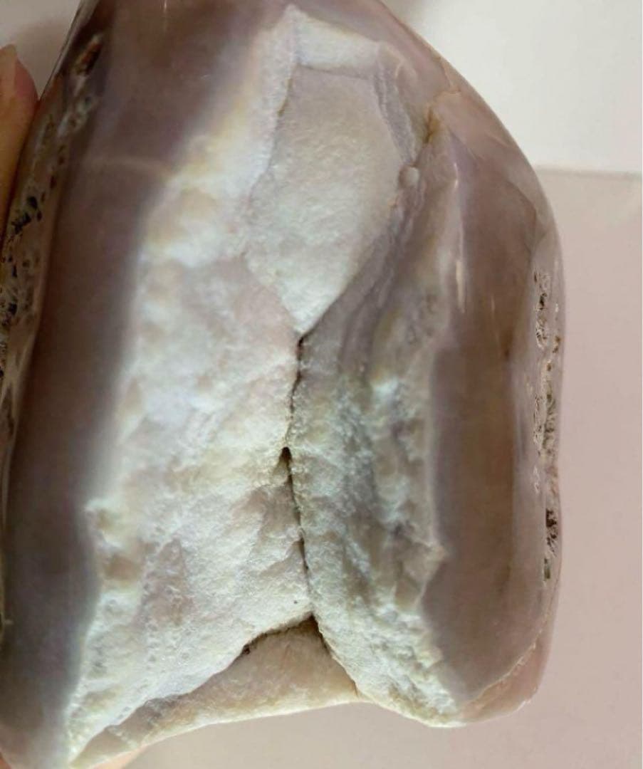 お得　高品質　ピンクアメジスト　原石　ジオード　フラワーアゲート