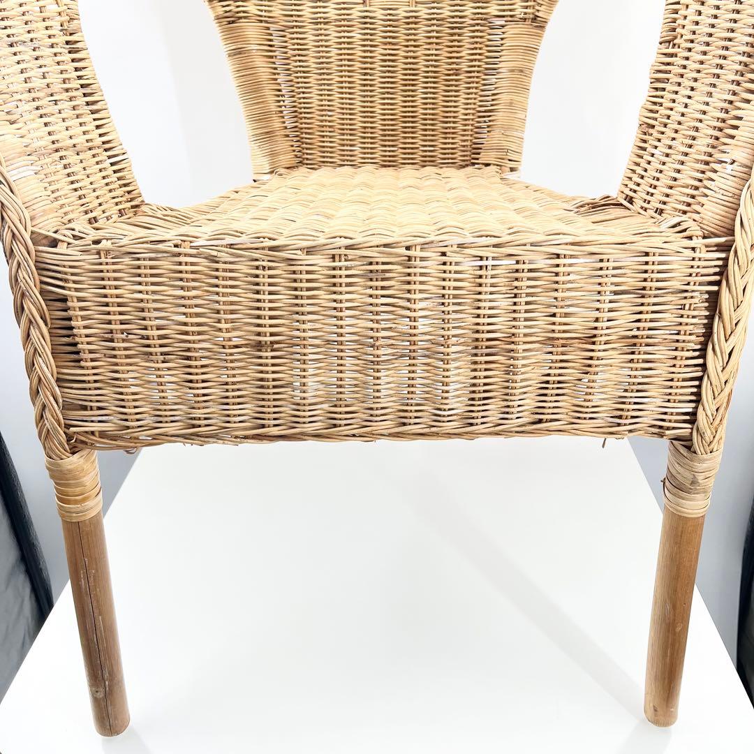 良品 IKEA イケア ラタンチェア アームチェア 籐 アーゲン AGEN