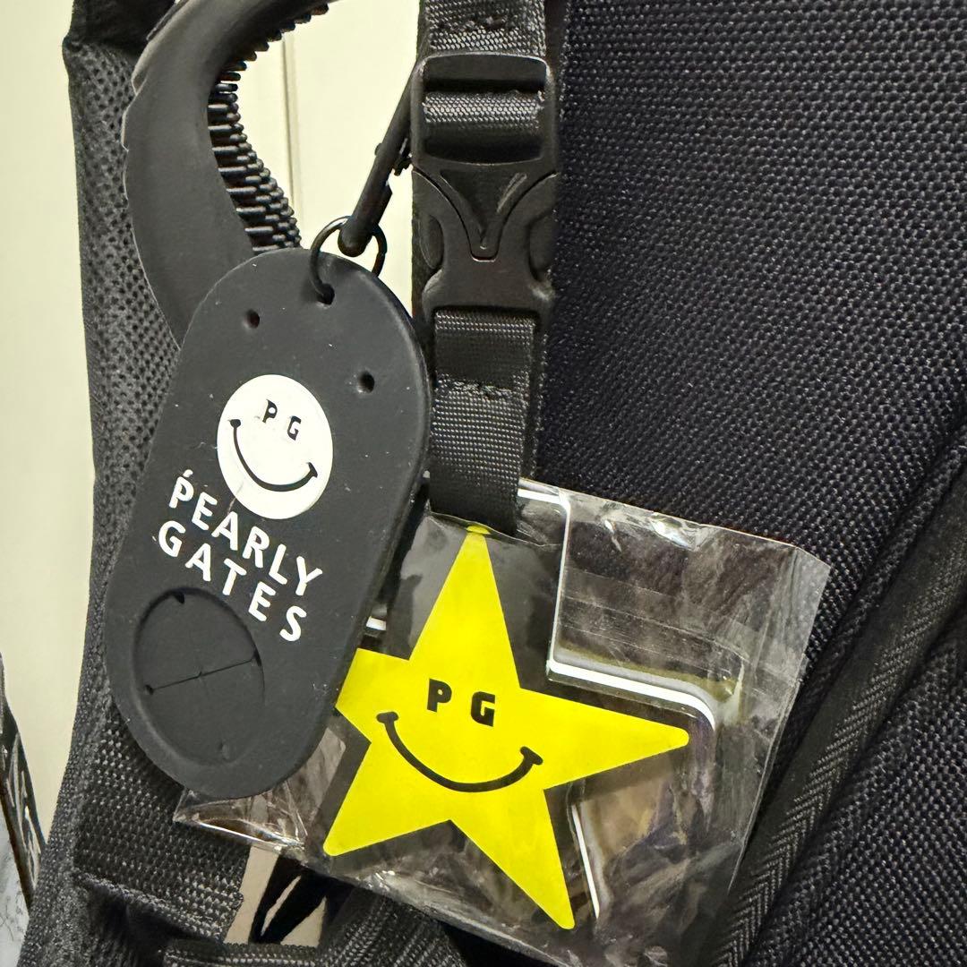 限定品 未使用「PEARLY GATES」ワッペンスタンド式キャディバッグ