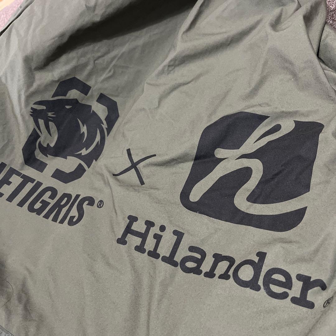 ワンティグリス ハイランダーコラボ　A型フレームテント　キャノピーポール付き