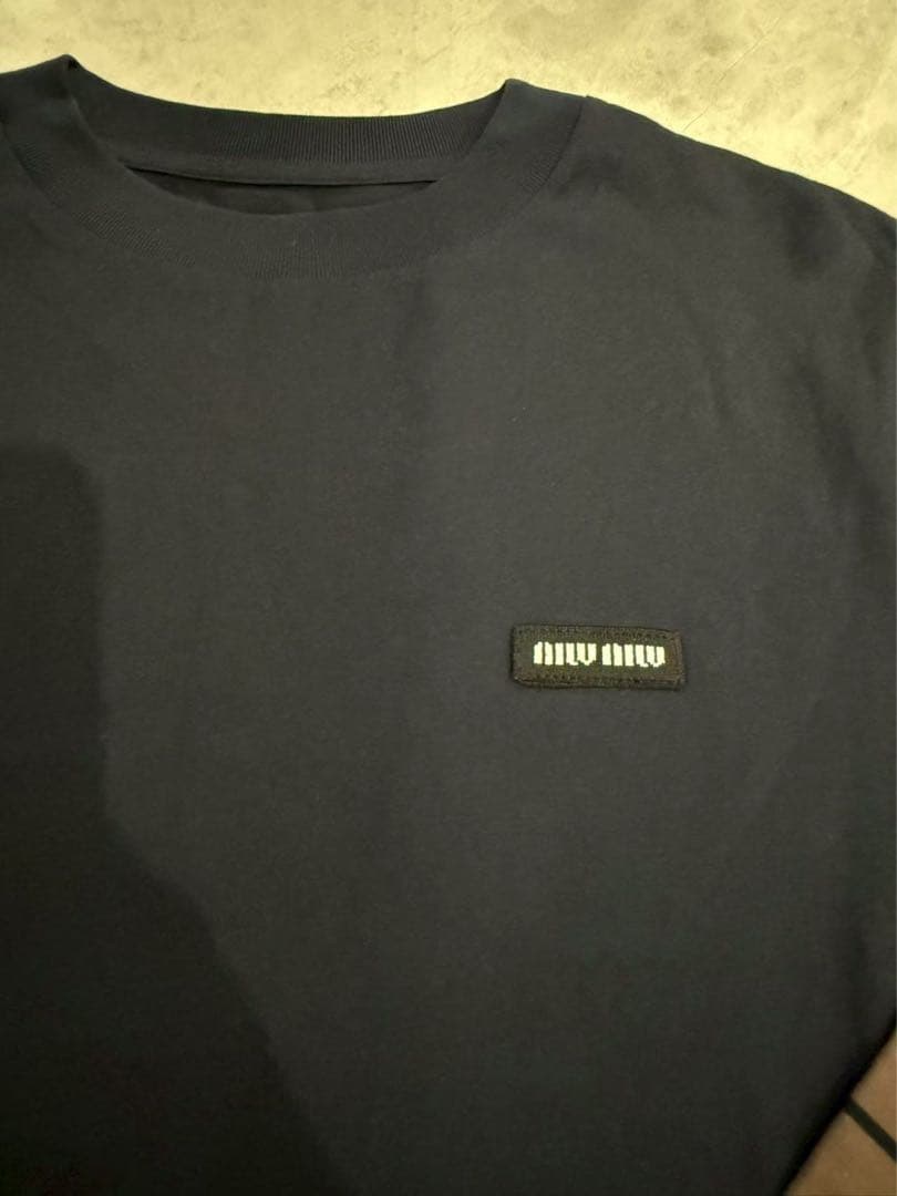 miumiu ミュウミュウ　長袖 ジャージー Tシャツ XS