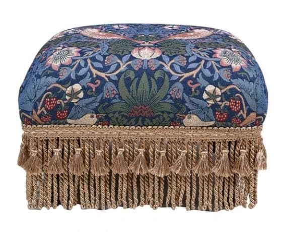 スツール オットマン モリス イチゴ泥棒 ジェニファーテイラー 33108ST