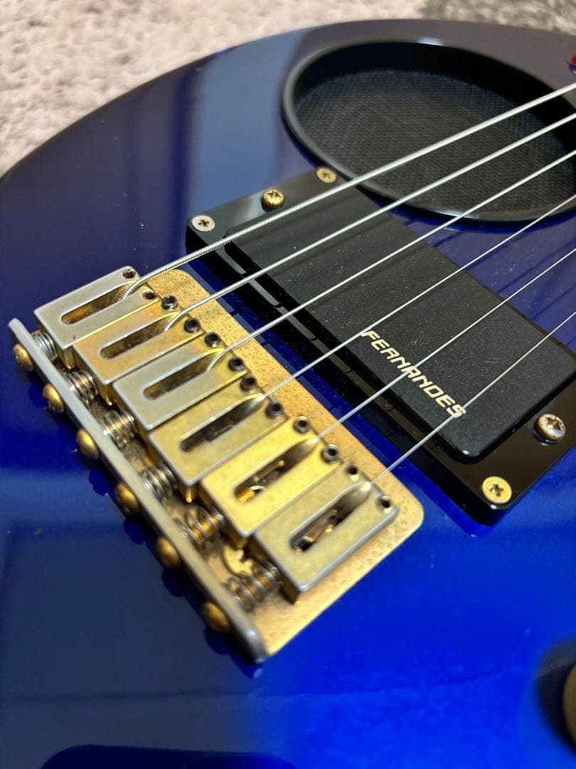 FERNANDES フェルナンデス ZO-3 メタリックブルー　ソフトケース付き