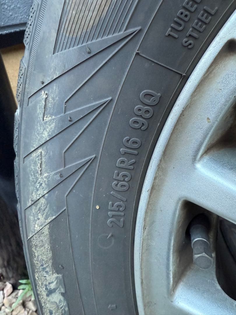 スタッドレス&アルミホイル4本セット アルファード装着 16インチ