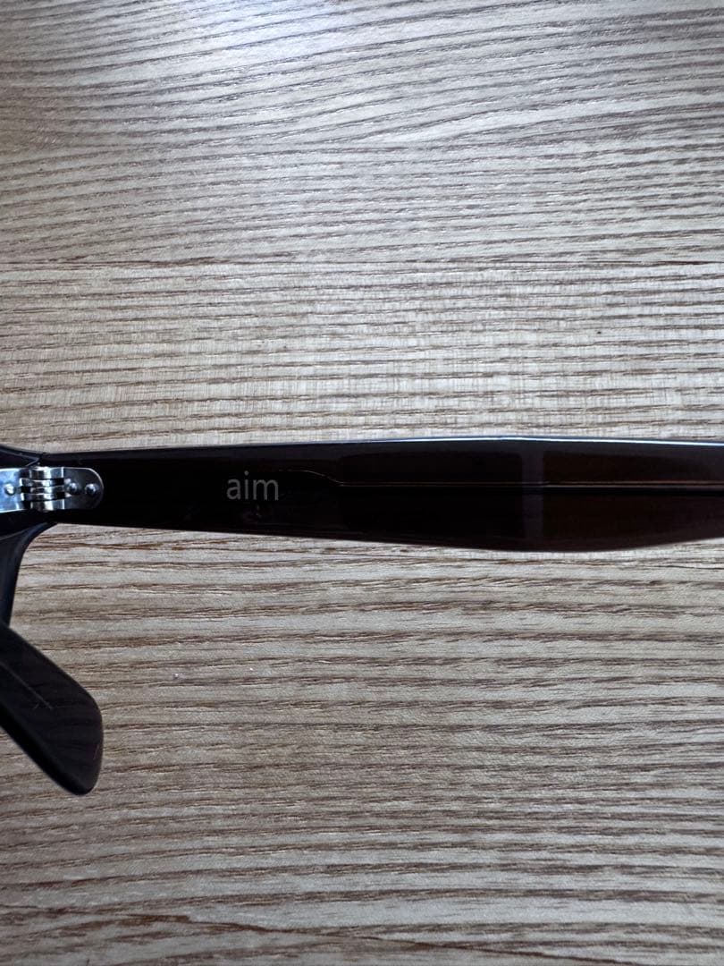 極美品　aim:calm サングラス　db ブラウン/カーキ
