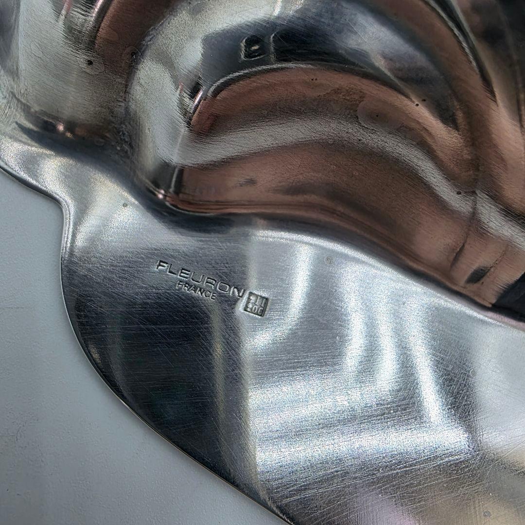 CHRISTOFLE　FLEURON シルバートレイ　シェルプレート