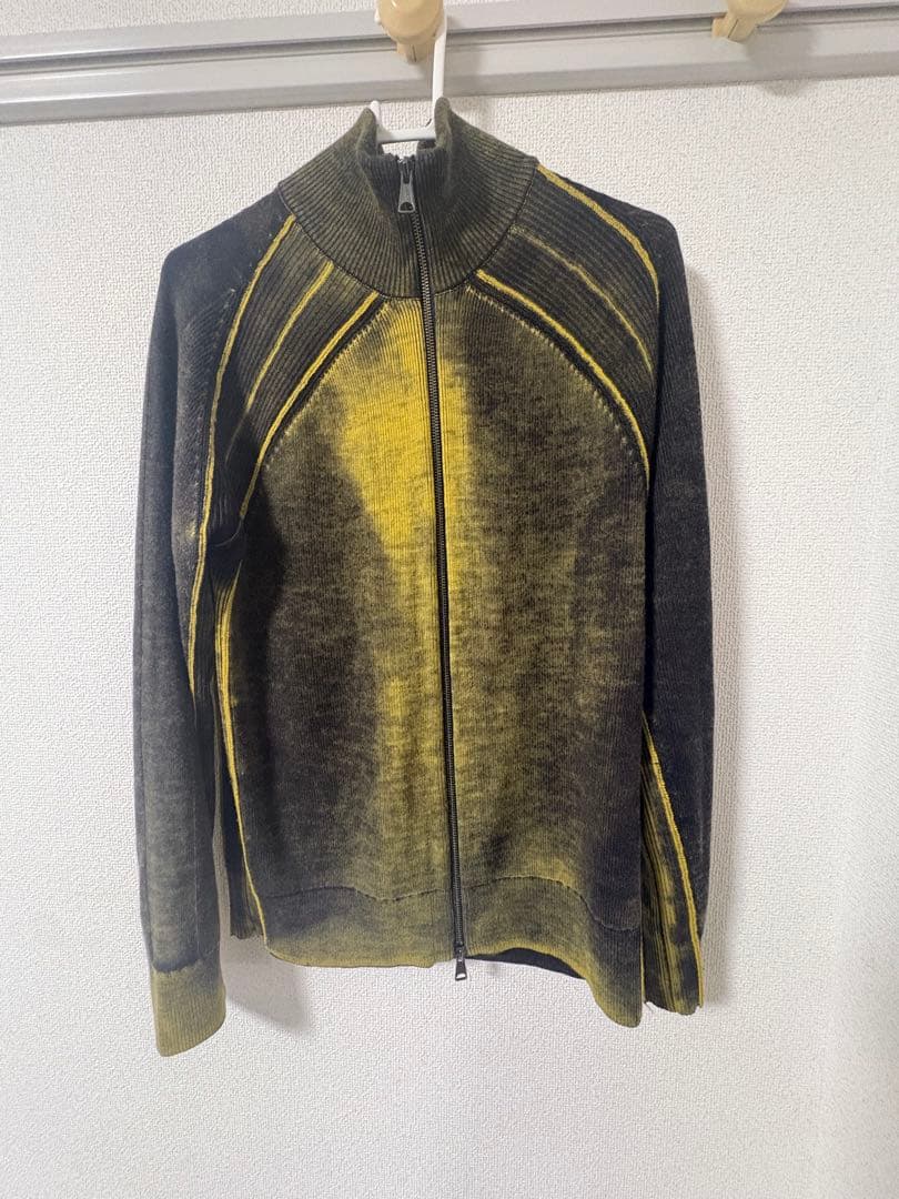 DIESEL ディーゼル K-IRINI ドライバーズニット イエロー