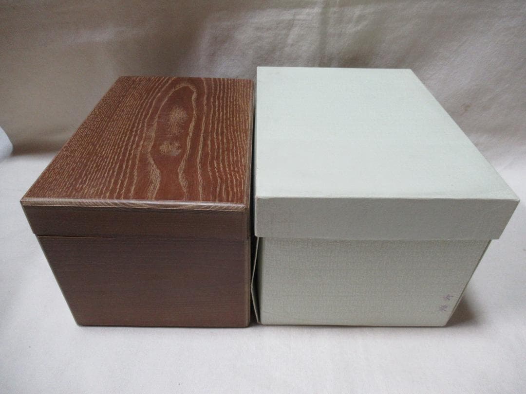 茶道具　桑製茶箱　中の道具皆揃い