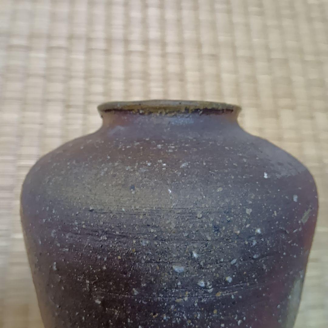 骨董品　茶道具　備前焼茶入　備前焼　肩衝茶入　美品　茶入　工芸品