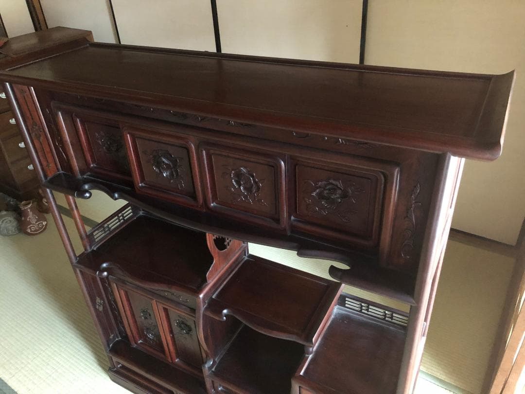 アンティーク家具・工芸家具（飾り棚）