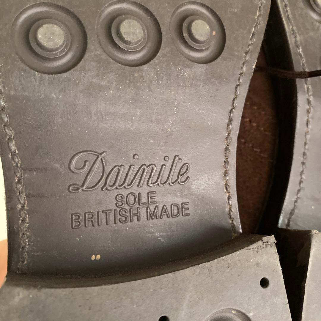 靴 ALDEN 1379 Brown Suede Chukka 7D 1/2