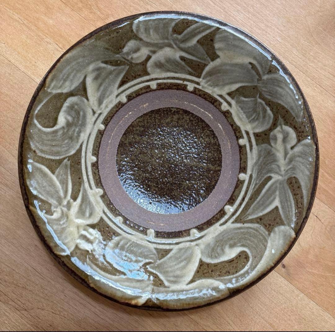 【新品未使用】やちむん　７寸皿　２枚