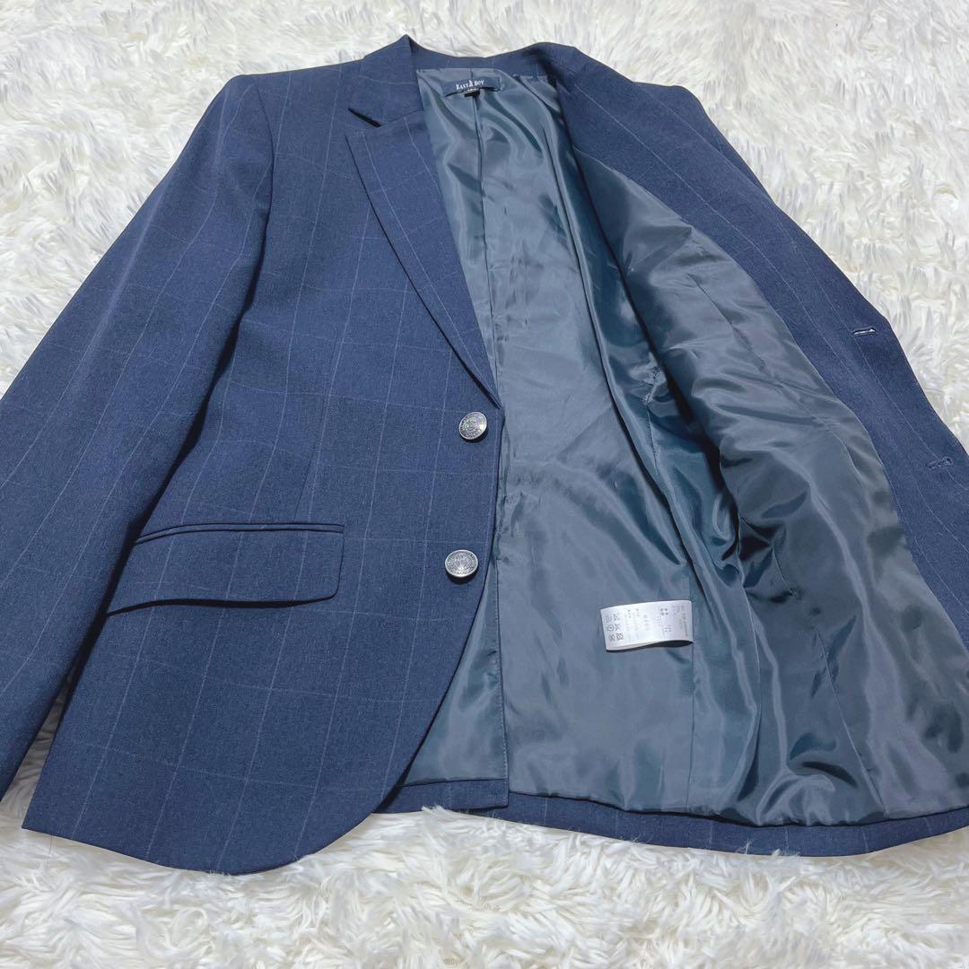 ⭐︎美品⭐︎EASTBOY キッズ フォーマルスーツ 5点セット ネイビー チェック