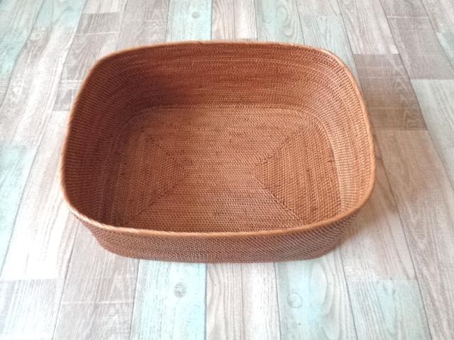 2種類セット●B5＆A4丸み有長方形ケース●無地●アタ●バリ島●1024.4