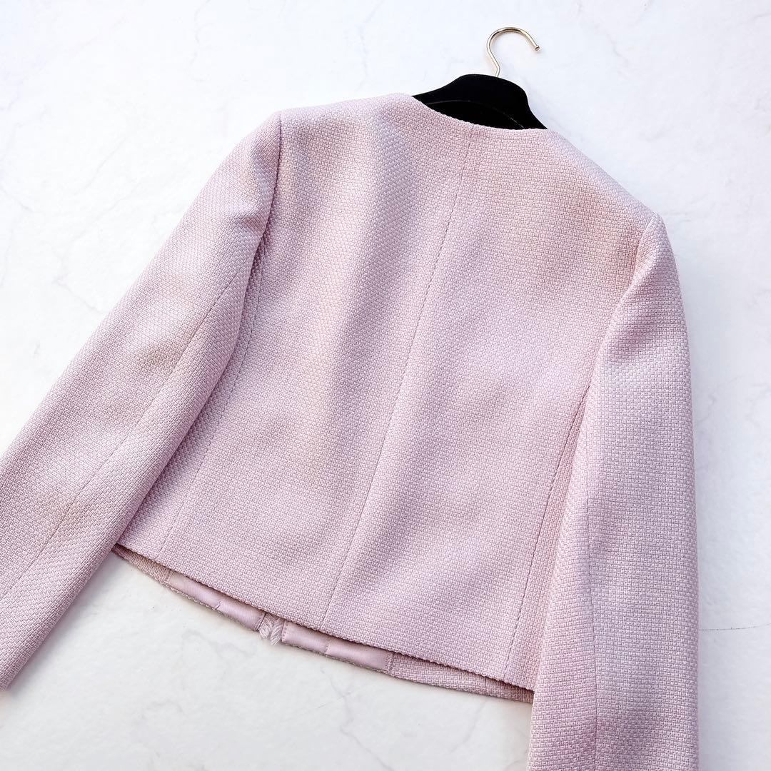 【ANAYI】新品未使用　定価6.1万　ウールプリペラノーカラージャケット　38