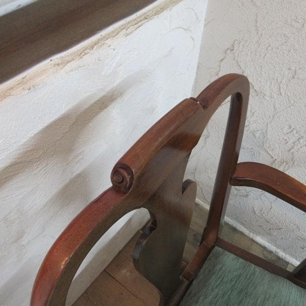 イギリス アンティーク 家具 アームチェア クイーンアンチェア 英国 4509e