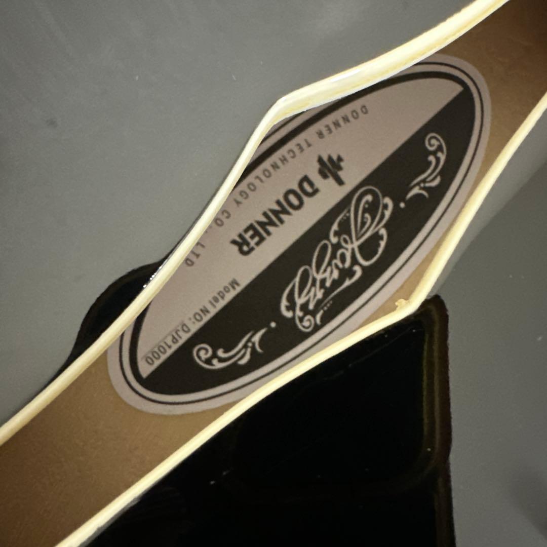 美品 DONNER セミアコ ギター DJP1000 弦楽器 ケース付属