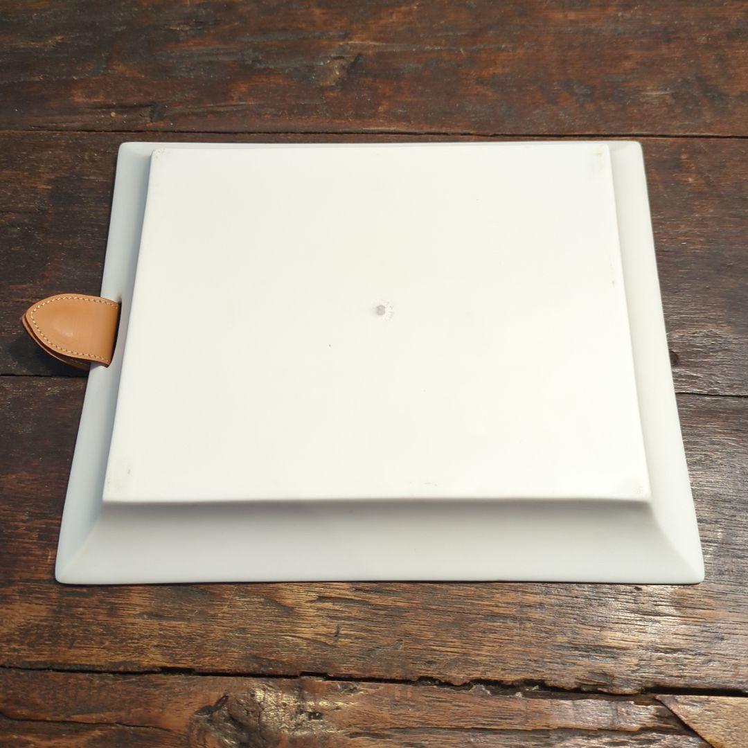 真*理様 エルメス　ヴィドポッシュ　トレイ　シェブロン　マルチトレー　陶器　セリ