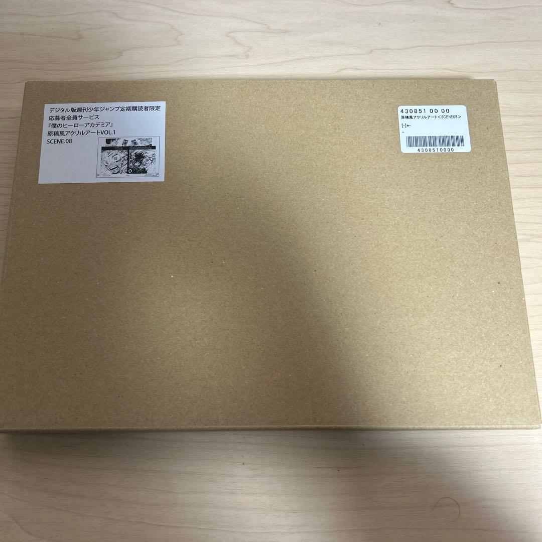 僕のヒーローアカデミア ヒロアカ　原稿風アクリルアートSCENE08