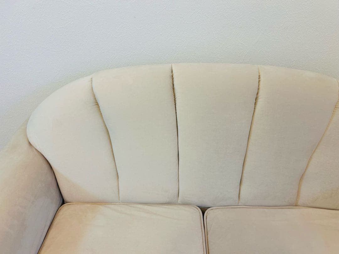 ロマンティックプリンセス　クラシカル　シェルソファ　アイボリー ソファ貝殻お姫様