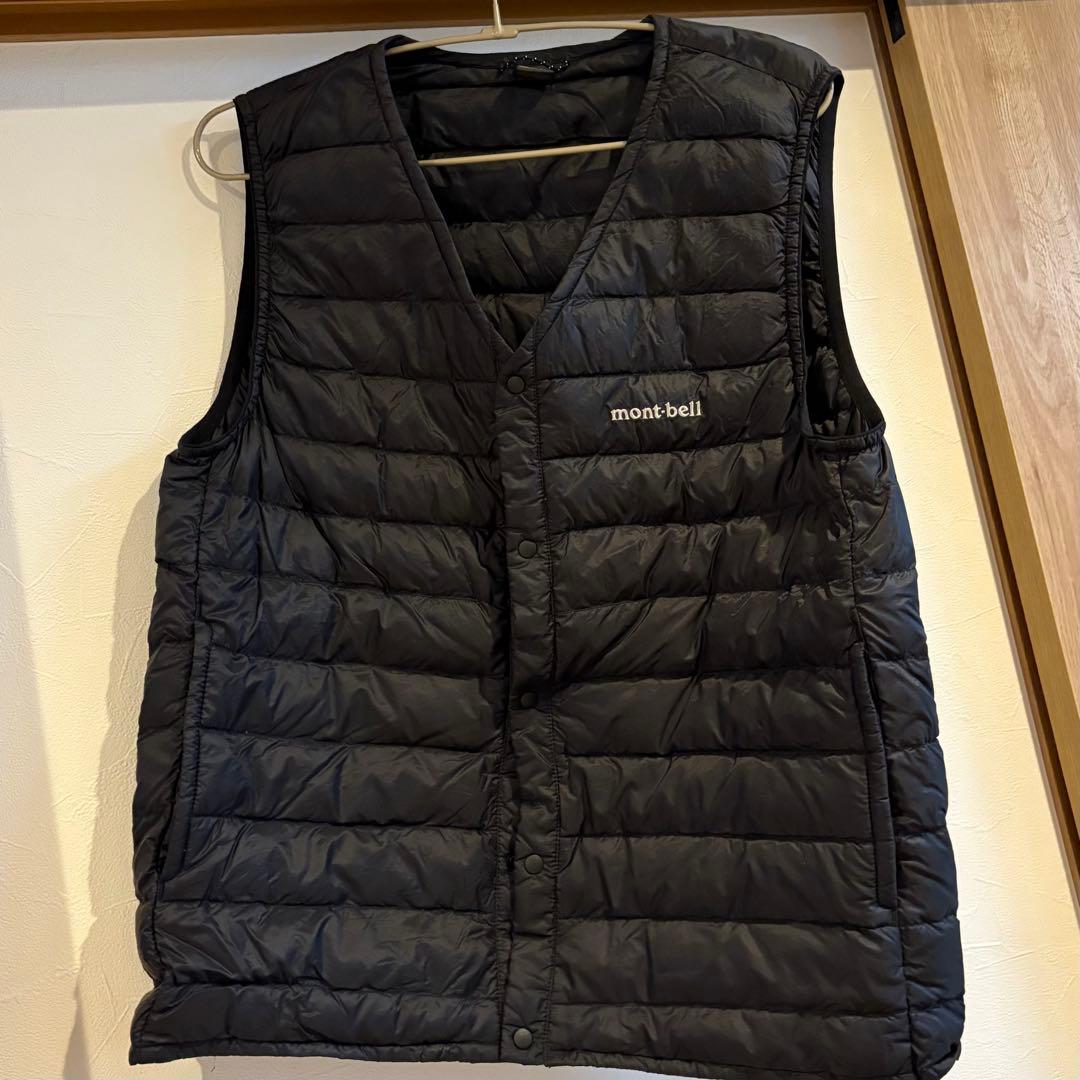 【美品】montbell EX800 モンベル　ダウンベスト　S メンズ