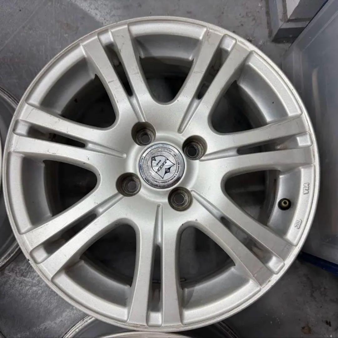 15インチアルミホイール15×6J 4穴 中古 ４本