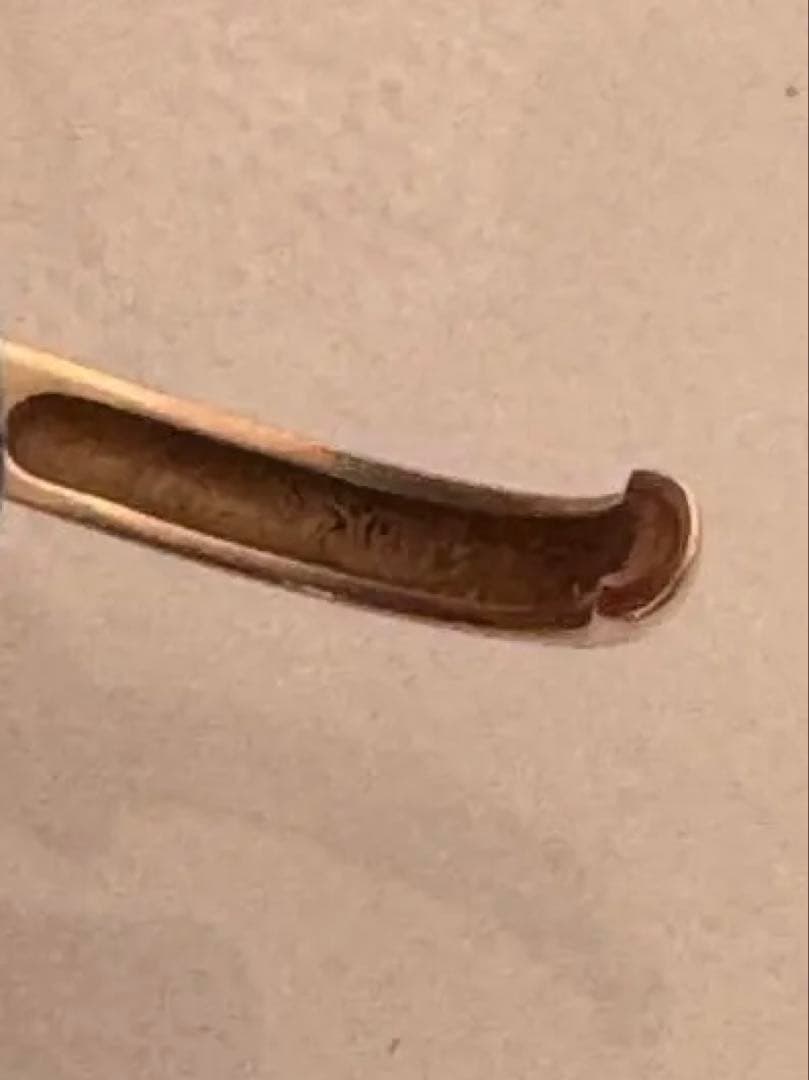 早い者勝ち即購入可AVALANCHEフープピアス 15mm 10k 刻印あり