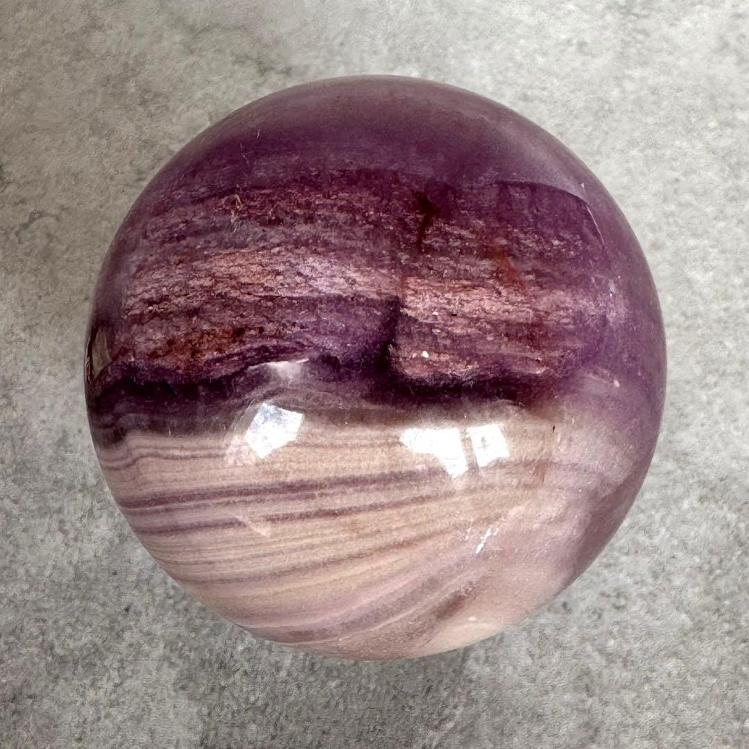 シルキーフローライト　スフィア　約58mm