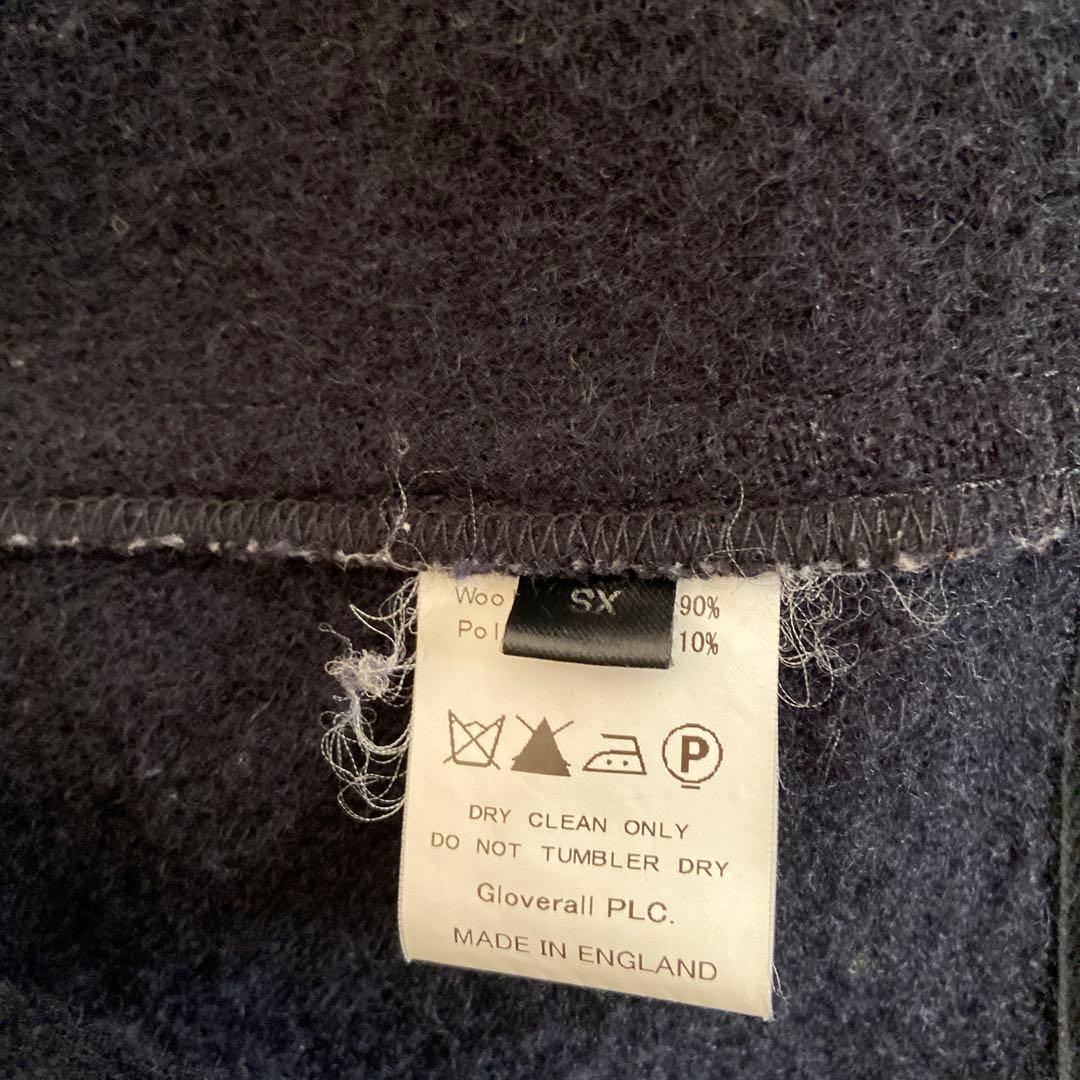 値下げ！gloverall monty xs ネイビー　替ボタン、トグル付