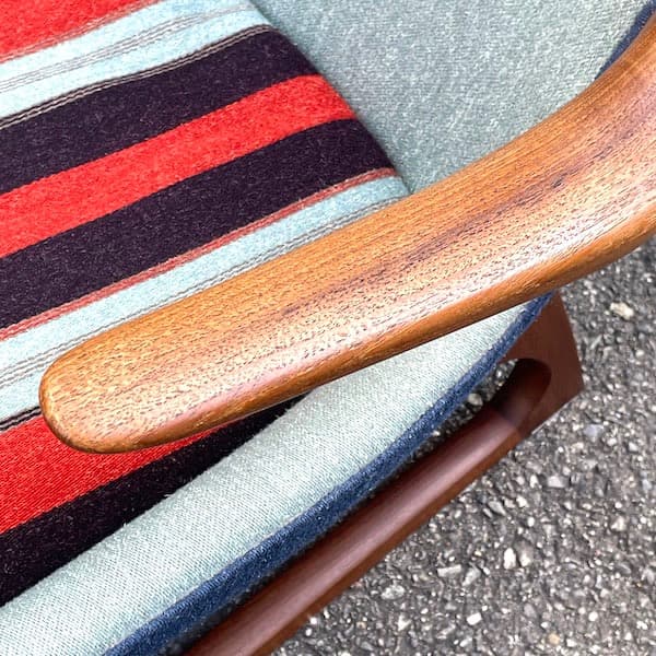 フレドリックカイザー　ラウンジチェア　１Pソファ　ノルウェー　北欧ビンテージ