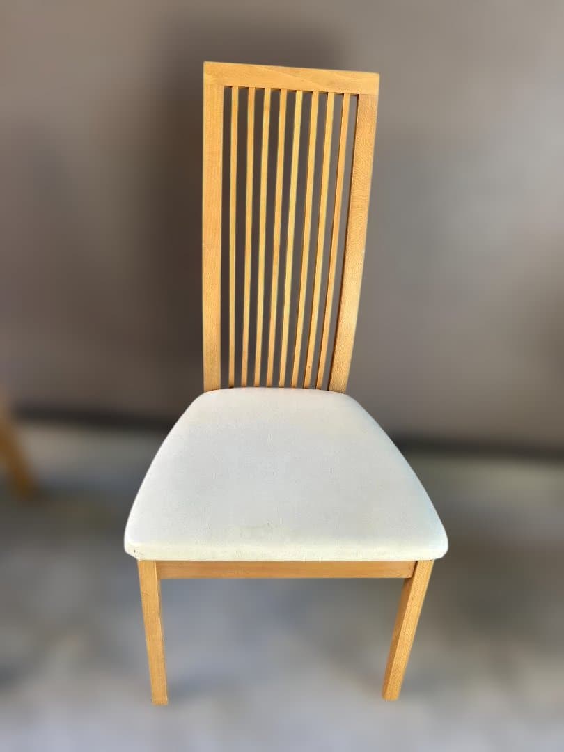 ひよはな 木製伸縮式ダイニングテーブル、チェア４脚セット