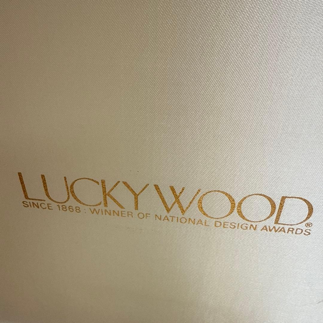 週末限定お値下げ！LUCKYWOOD カトラリーセット 25点　木製ケース付