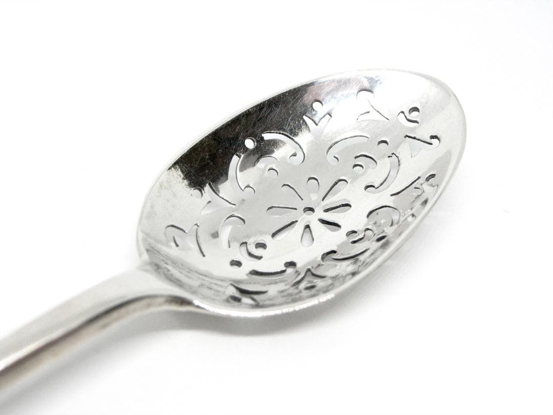 【イギリスアンティーク】モノグラム無し美品 モートスプーン　レア物③