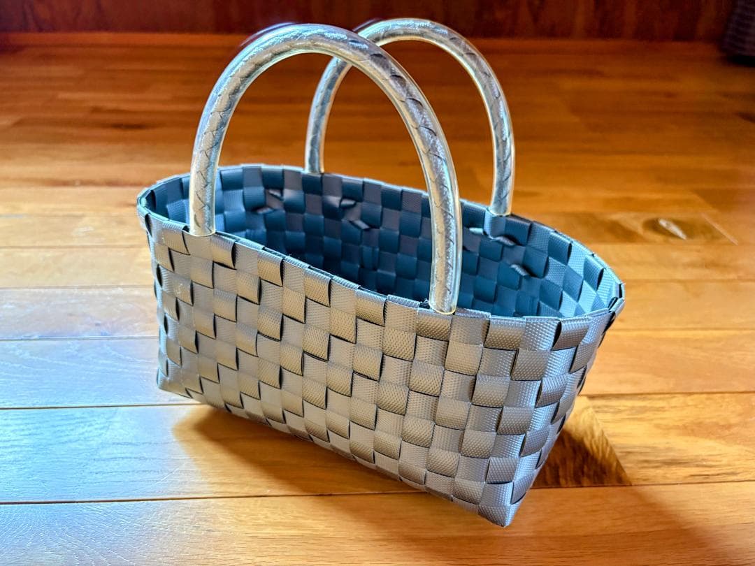 weeksdays ベトナムのかご　XL・XSサイズ　シルバー 2個セット