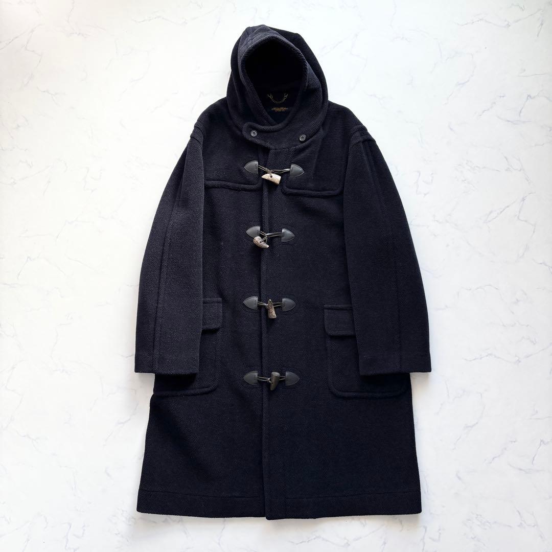 ブルックスブラザーズ ムーアブルック ヘリンボーン ダッフルコート ネイビー