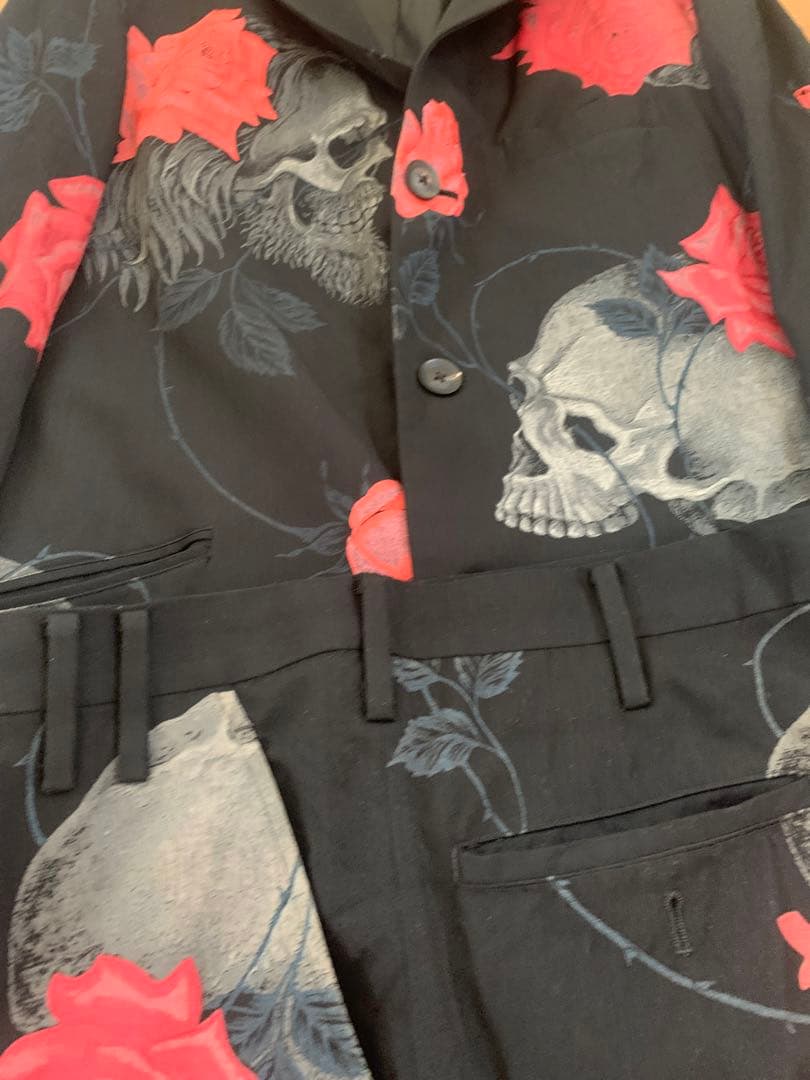 yohji yamamoto pour homme スカルローズ　セットアップ