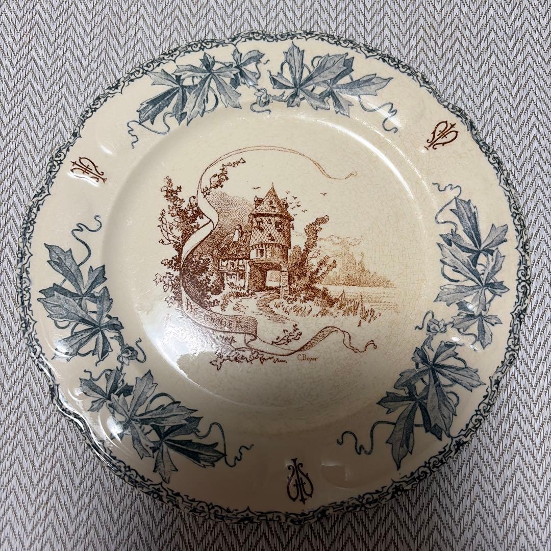 ⭐️フランスアンティーク⭐️エミールブルジョワ⭐️ディナープレート⭐️