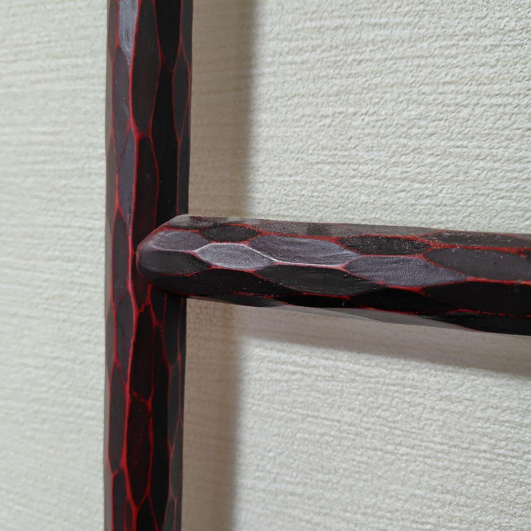 衣桁 彫刻模様付き　着物掛け　 ※関西までの引き取り可能なら値段変更可能！