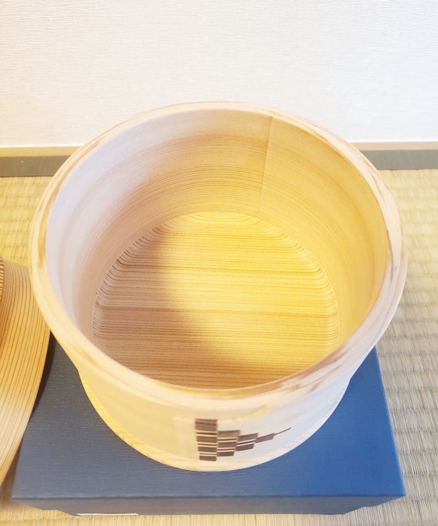 【新品】わっぱ　おひつ　白木　柴田慶信商店