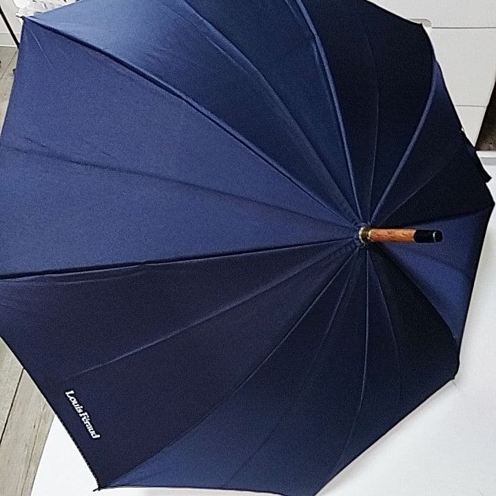 超美品　超希少　ルイフェロー　晴雨兼用　長傘　ネイビー　レッド　ロゴ