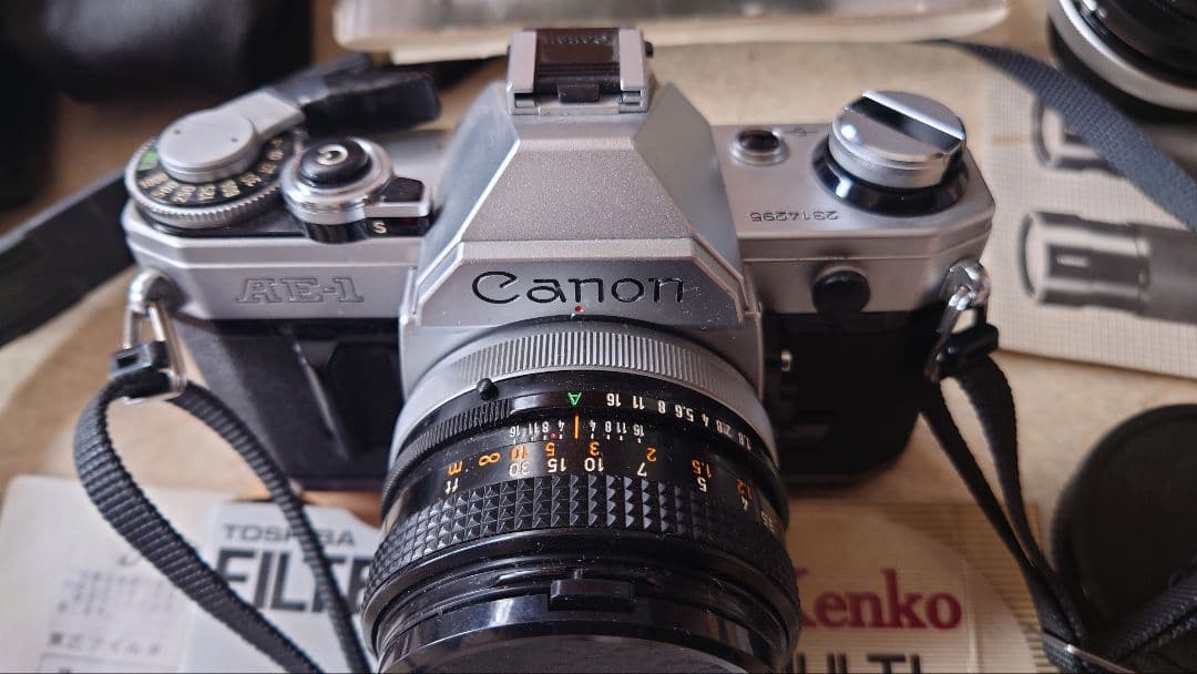 ◆Canon AE-1 /カメラ ズームレンズ ストロボ set