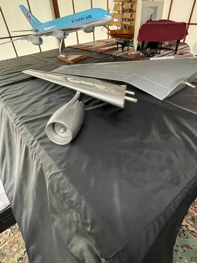 決まりました❣️レア木製 非売品 大型 151cm 飛行機