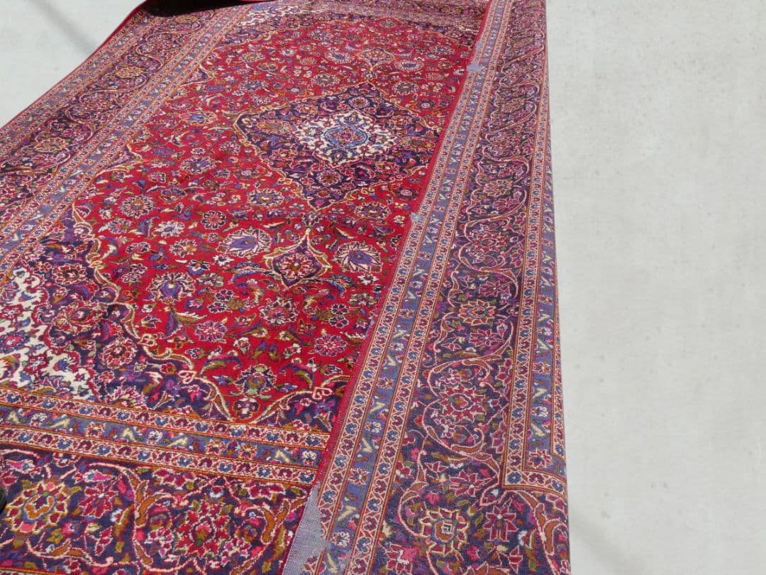 大判　ペルシャ絨毯　410×301cm　イラン産　手織り