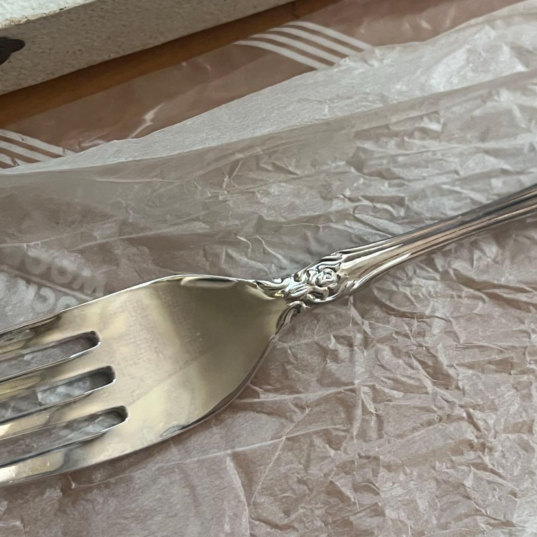 【未使用品】ラッキーウッド　シルバーカトラリー オルレアン ディナーセット