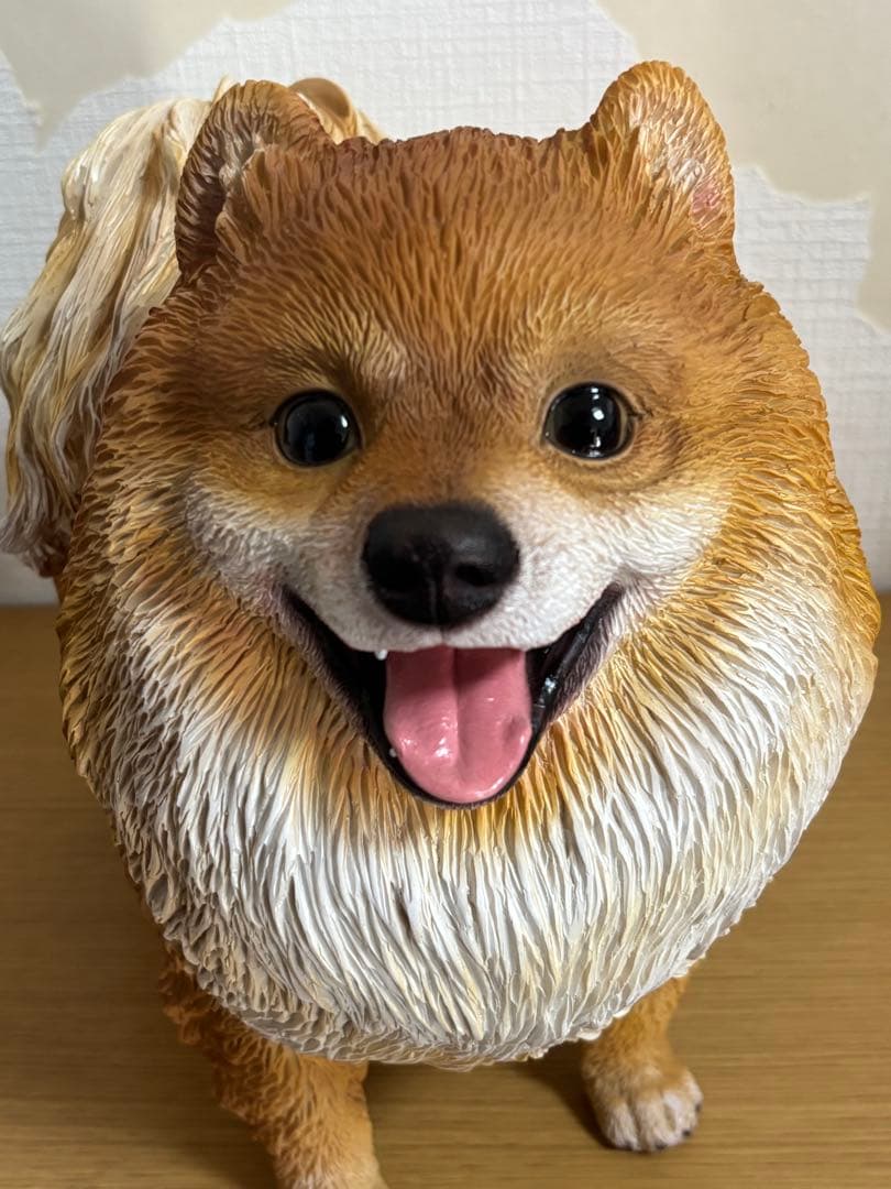 ポメラニアン 置物 ガーデニング　オブジェ　インテリア　#1